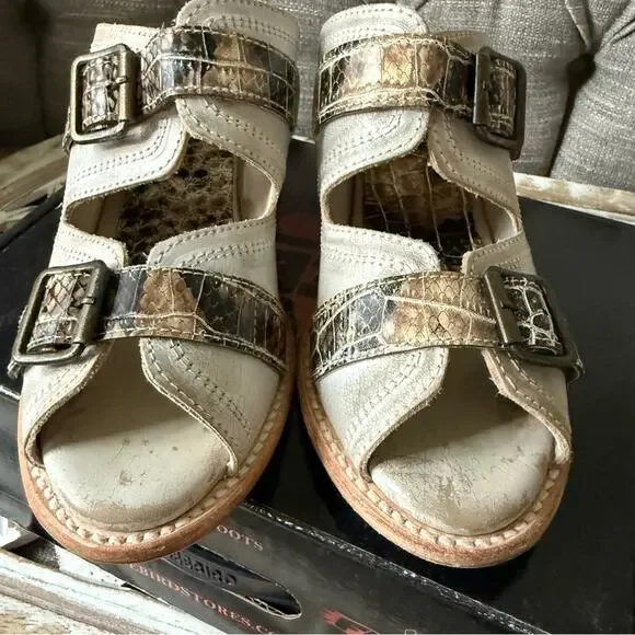 Freebird By Steven Caprice Sandals Heels Shoes Women’s 8 Worn Once - Picture 8 of 10